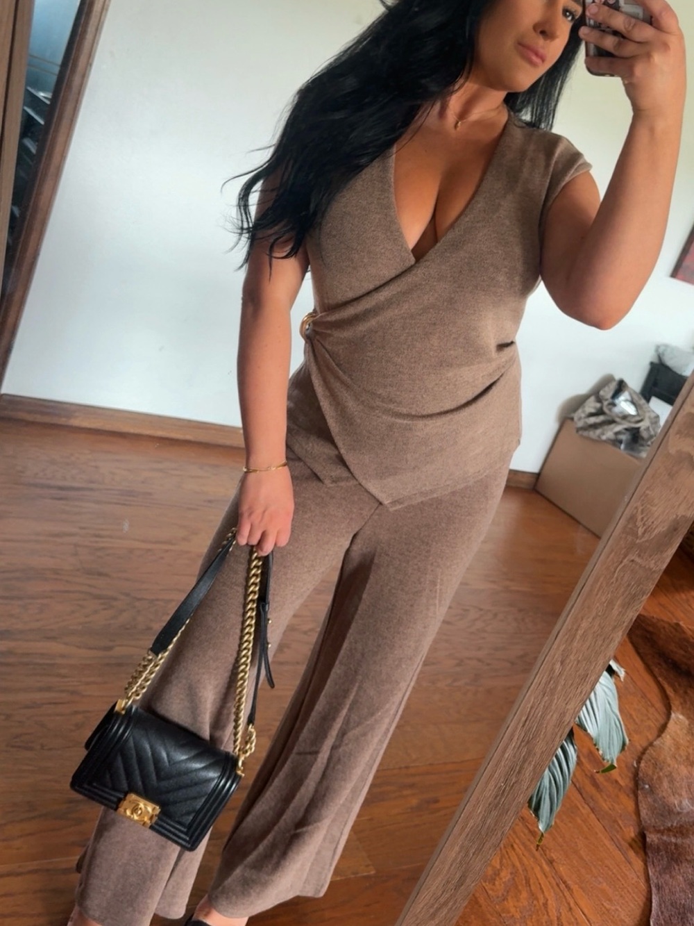 Brown fancy lounge set